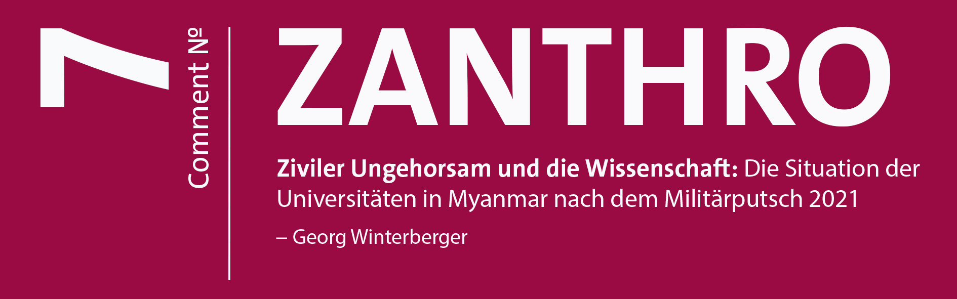 ZANTHRO Comments Nr. 7