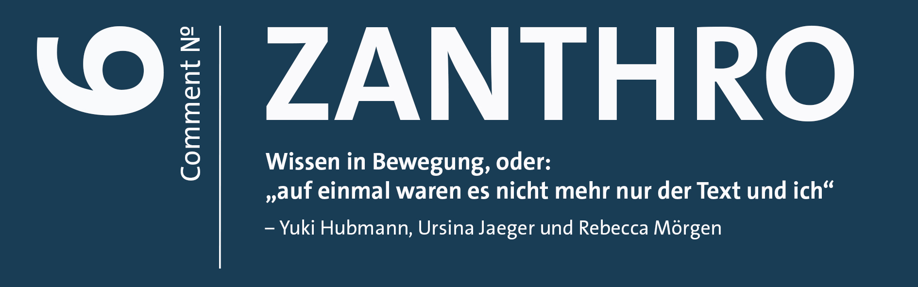 ZANTHRO Comment Nr. 6