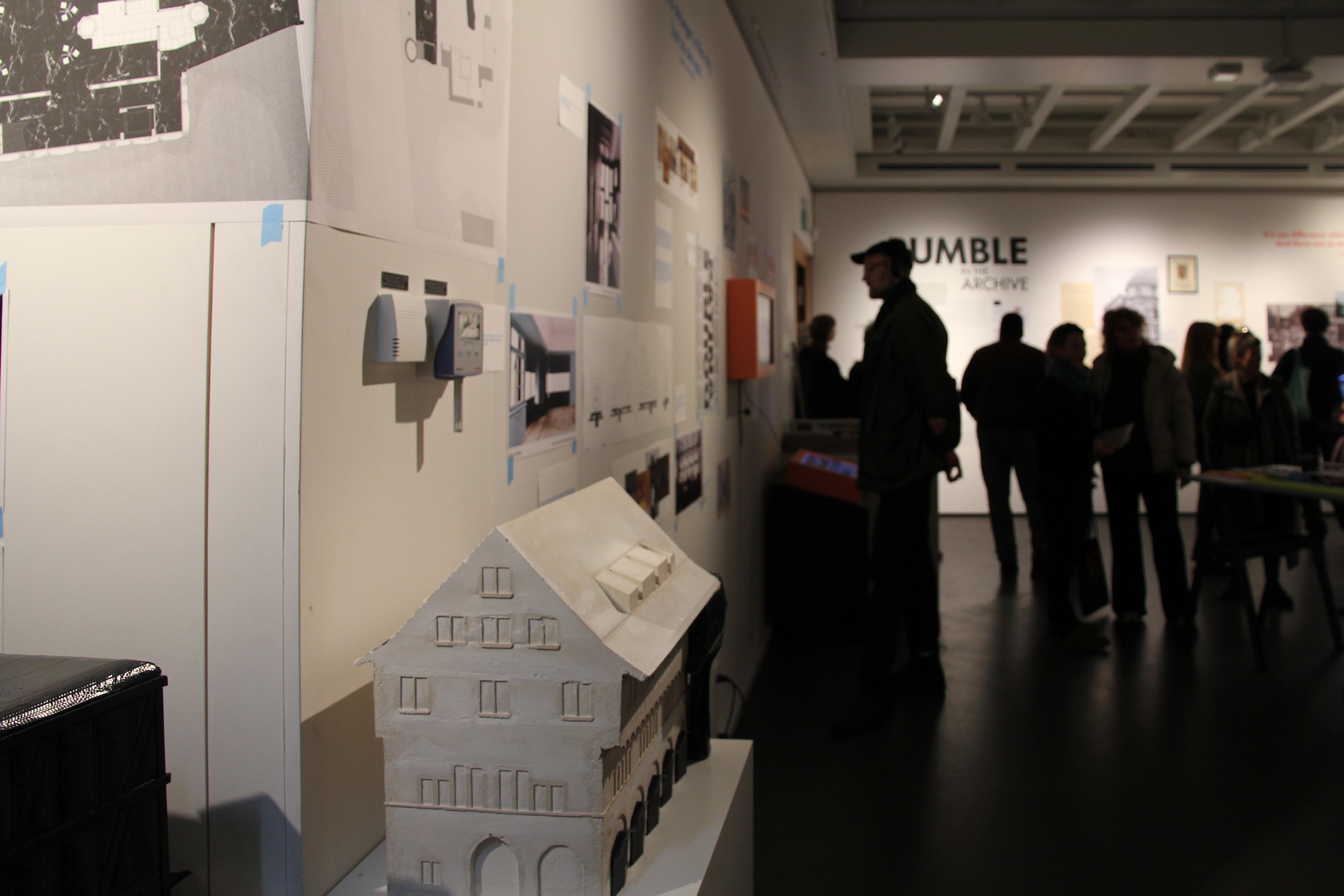 Guests explore the “Rumble in the Archive” space at the kick-off event